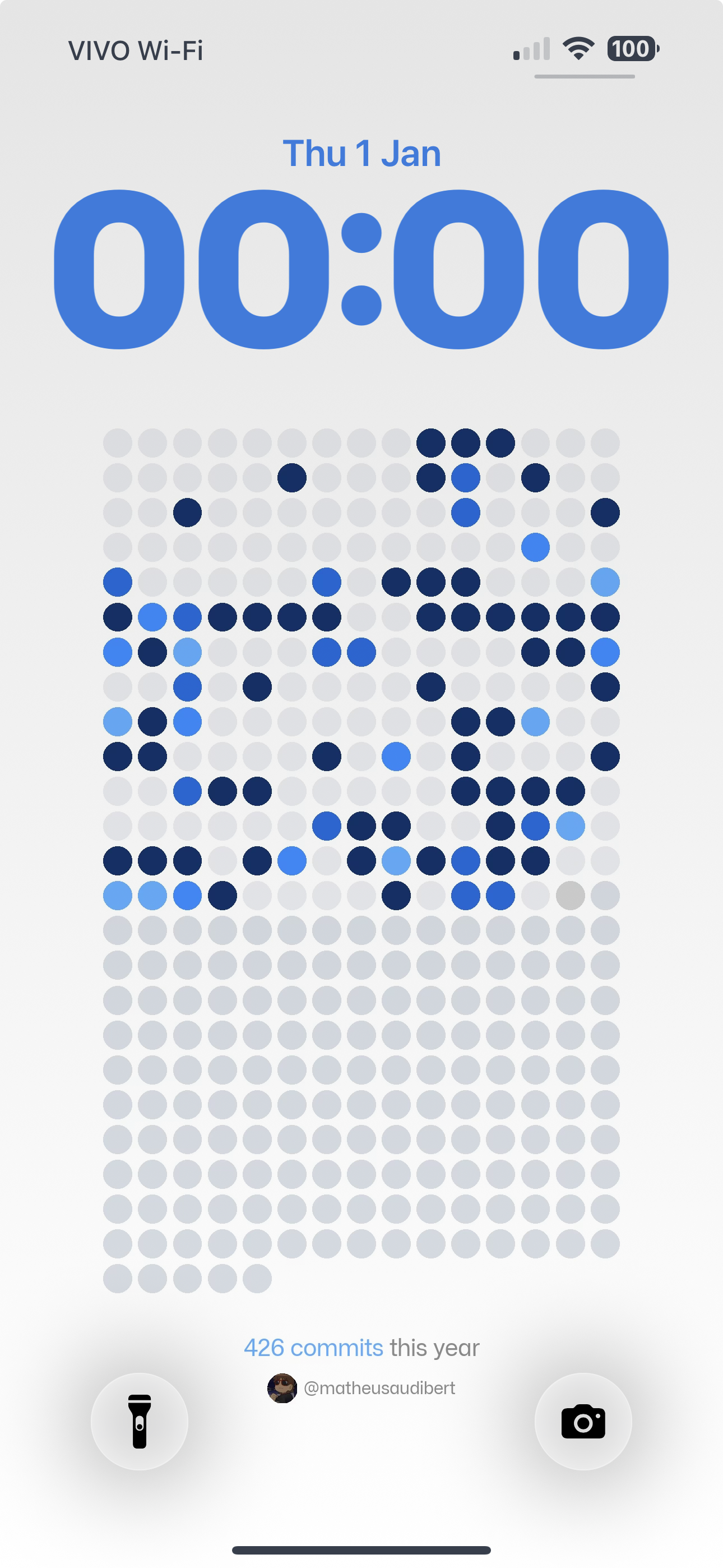 GitCalendar wallpaper example